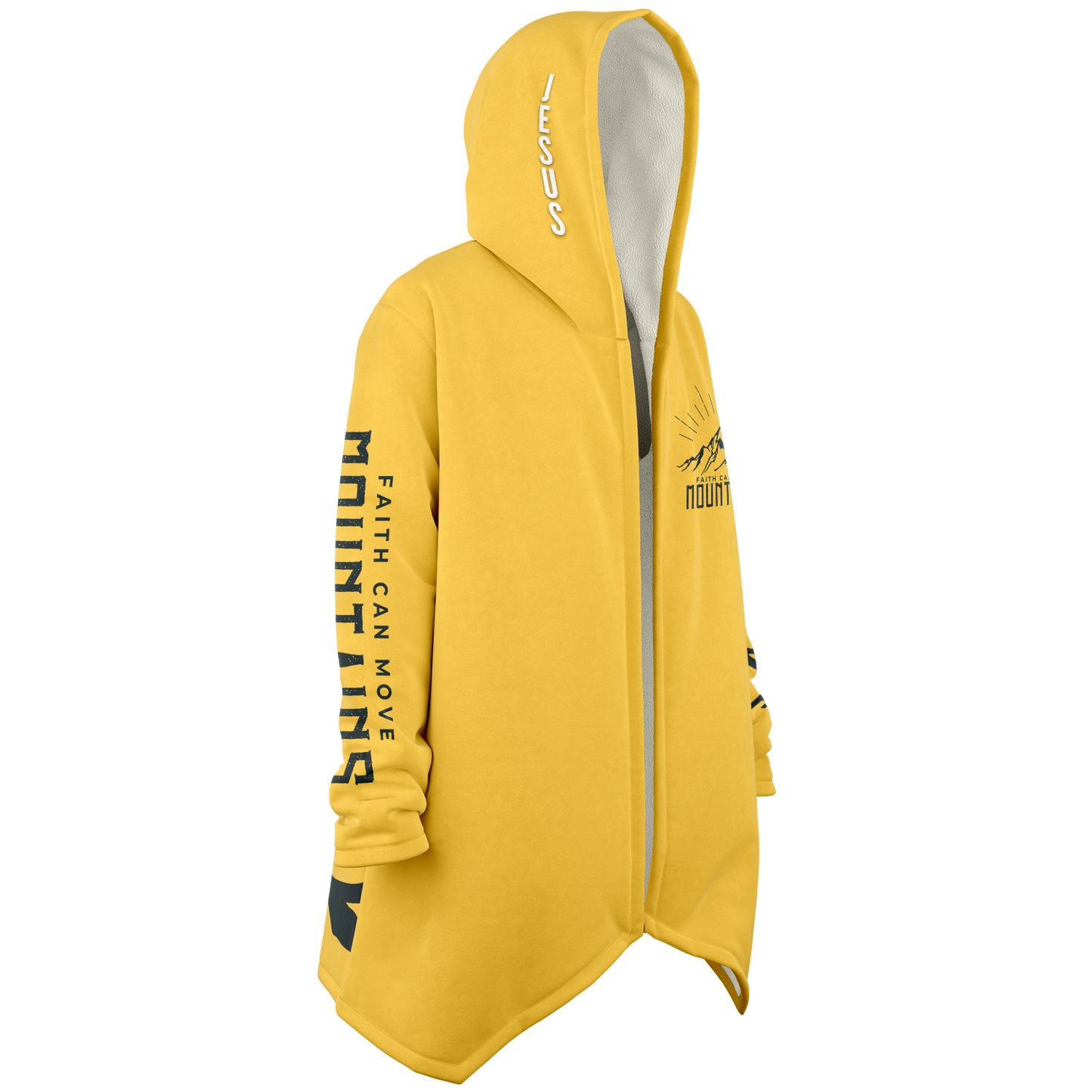 Faith Can Move Mountains - Microfleece Cloak
