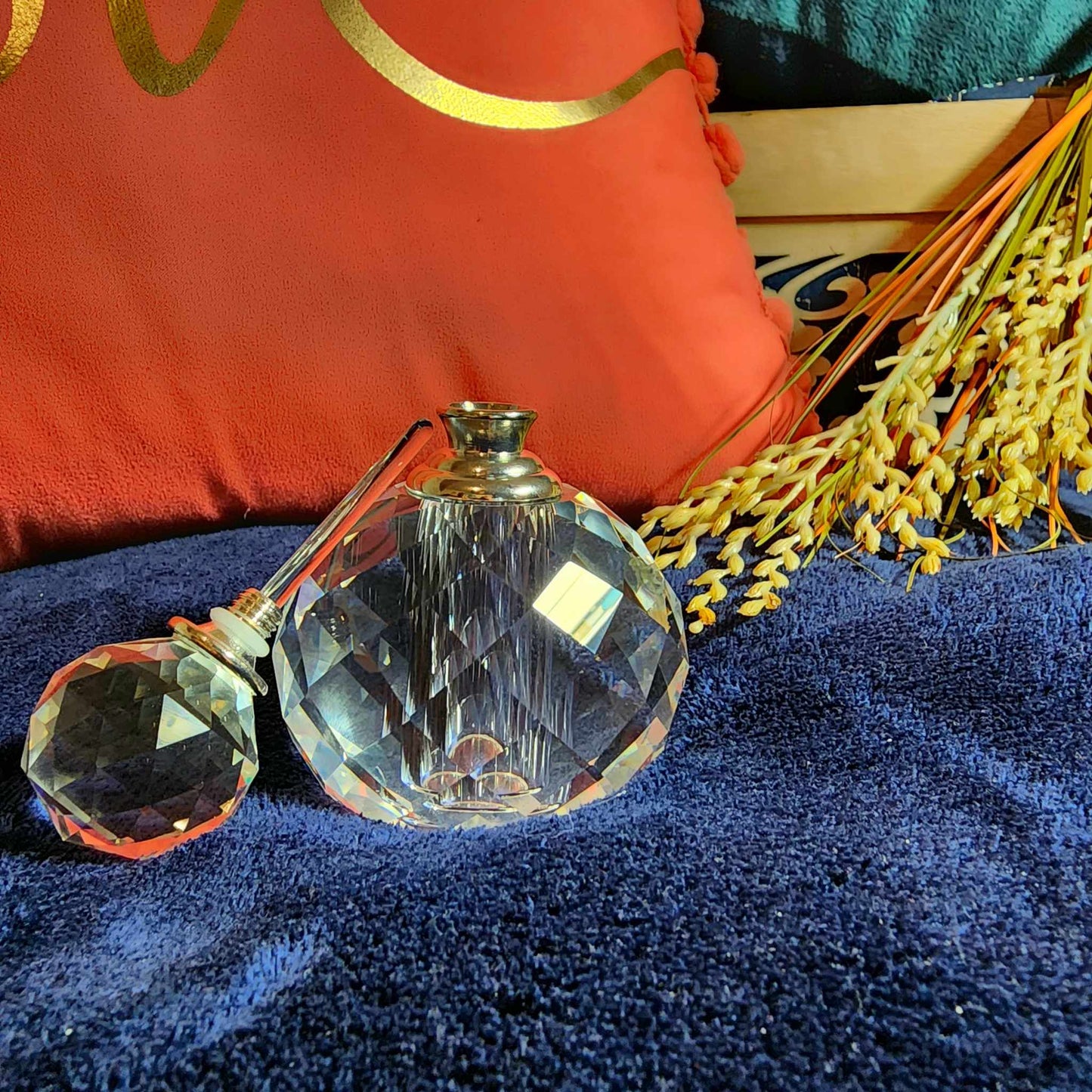 Vintage Crystal Glass - Anointing Oil