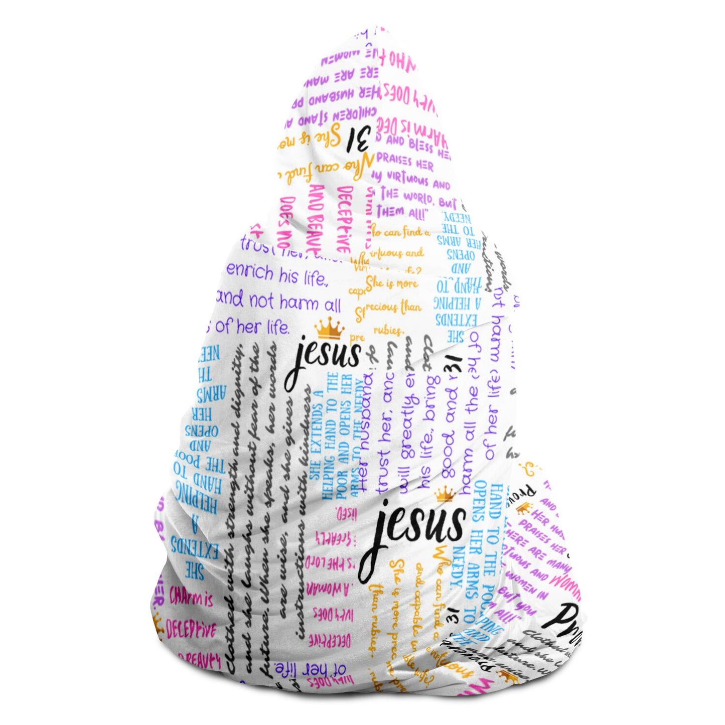 Proverbs 31 - Women's Hooded Prayer Blanket