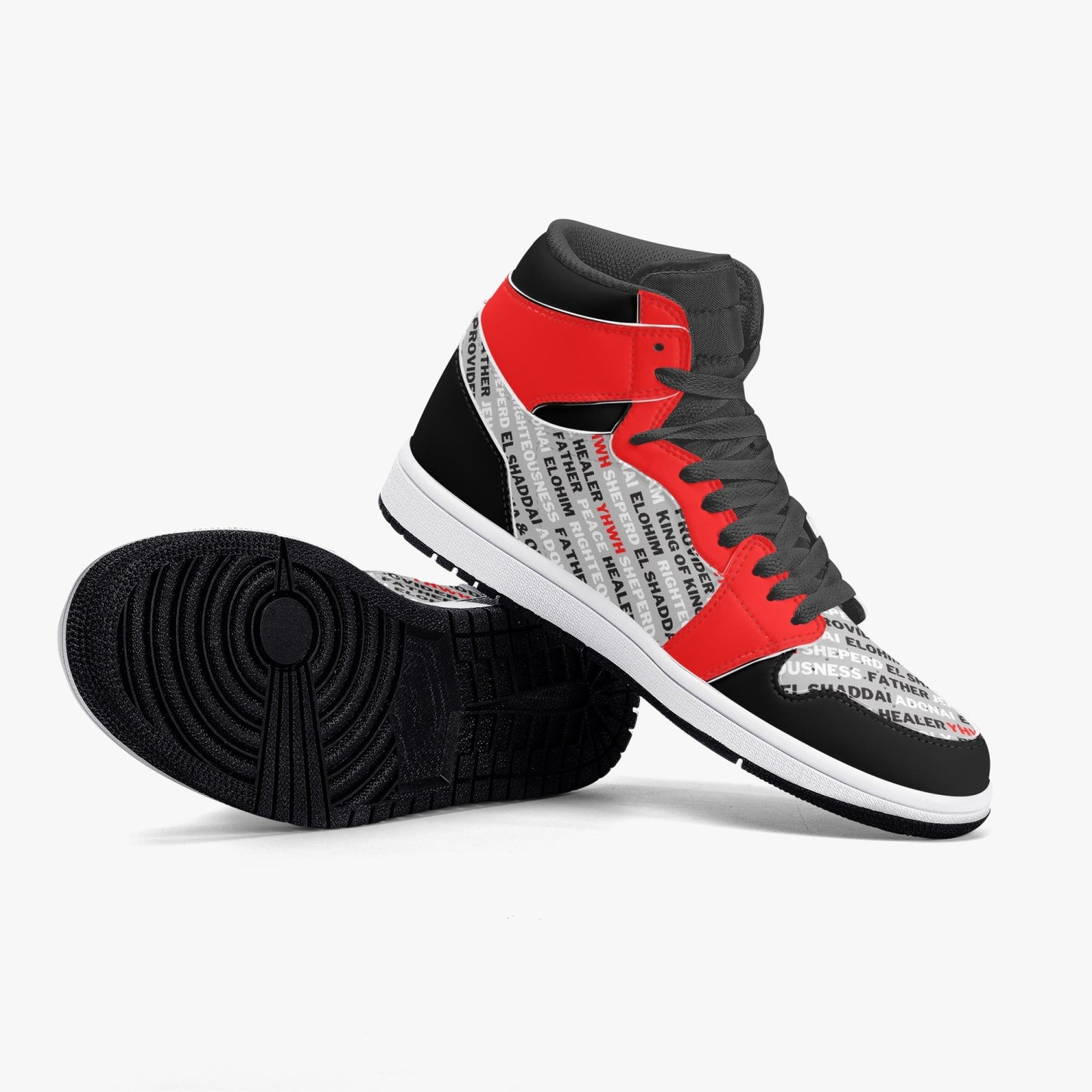 Names Of God - 001 High Top Retro Sneakers