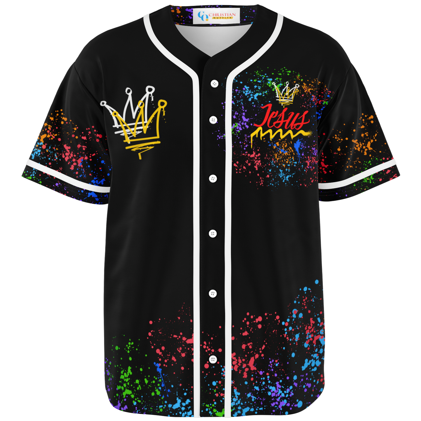 Jesus Christ is KING - Baseball Jersey