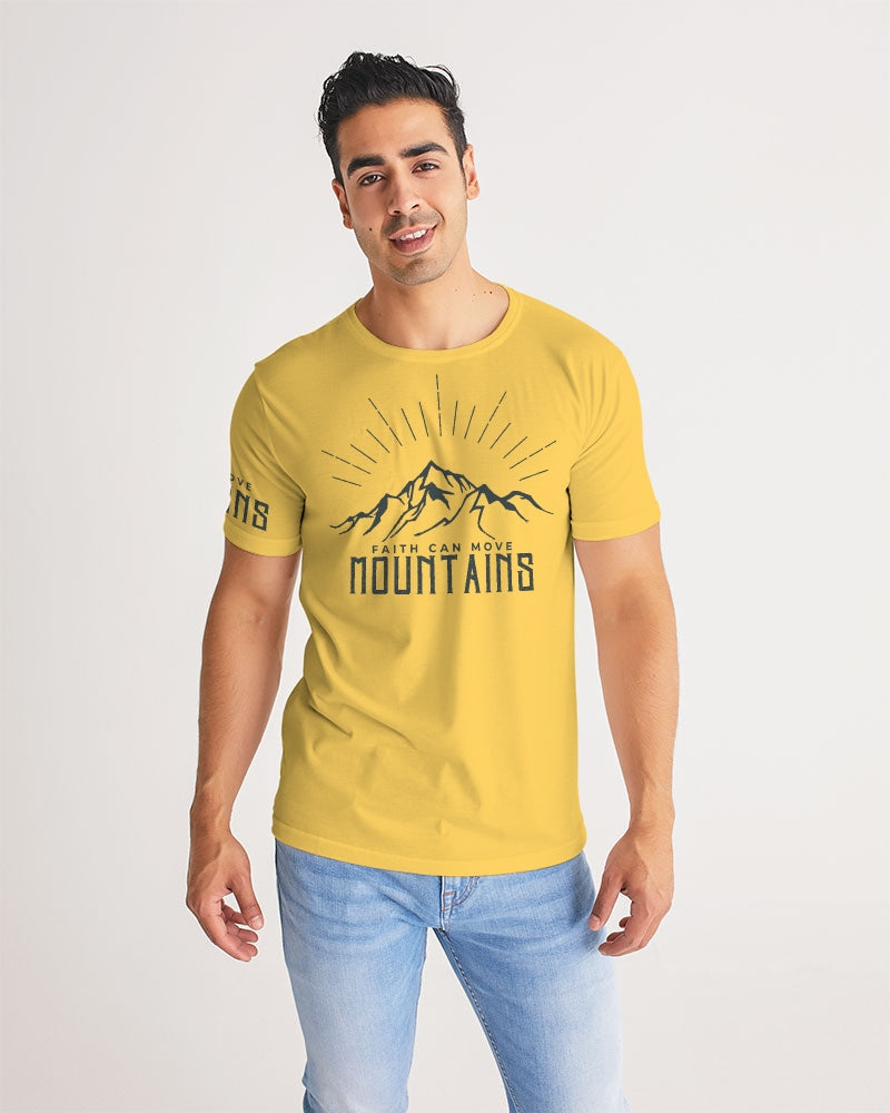 Faith Can Move Mountains Men's All-Over Print Tee