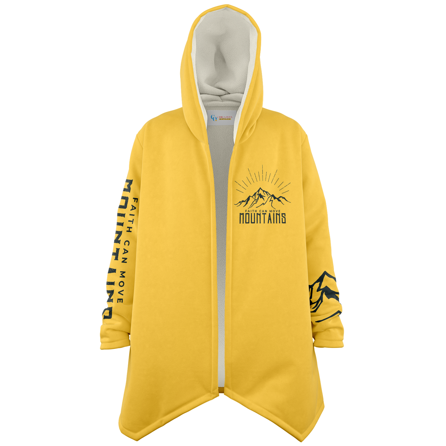 Faith Can Move Mountains - Microfleece Cloak