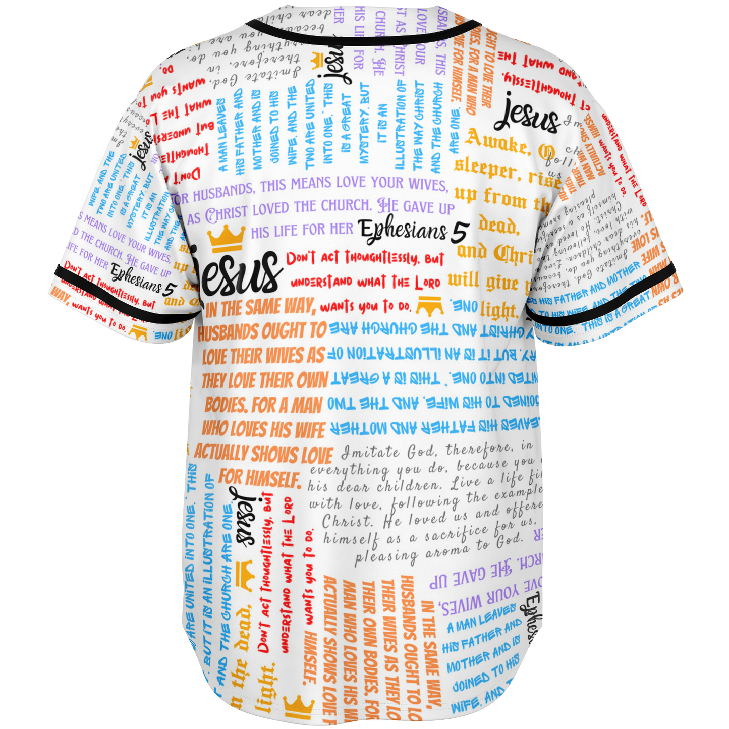 Ephesians 5 Man - Baseball Jersey