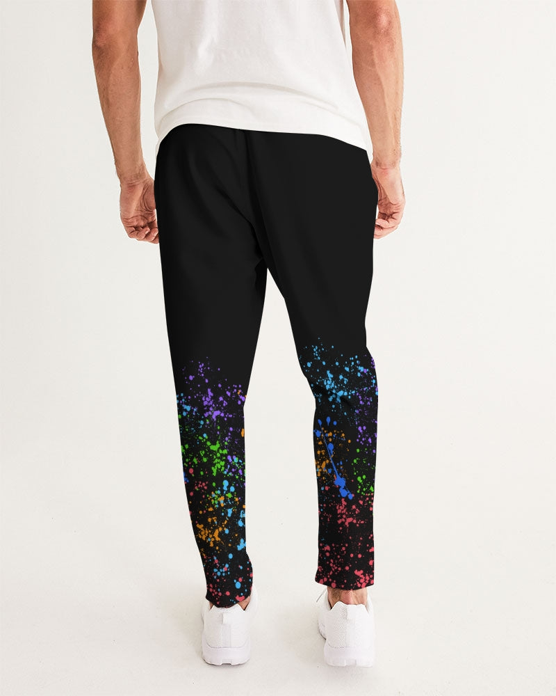 Jesus Christ is KING - White Joggers Men's All-Over Print Joggers