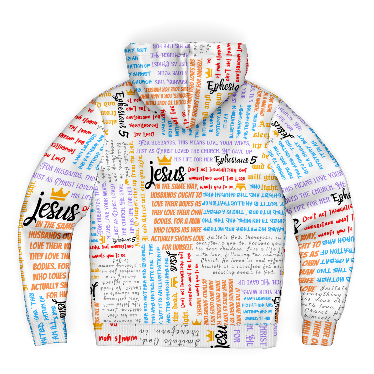 Ephesians 5 - Men's Microfleece Zip Hoodie