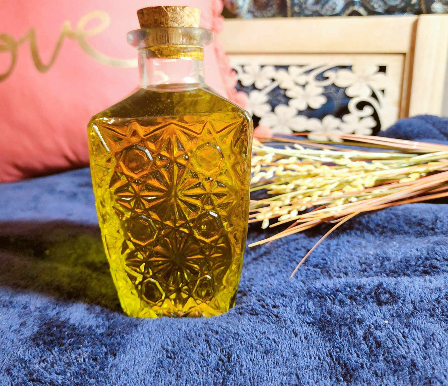 Decorated Glass - Anointing Oil
