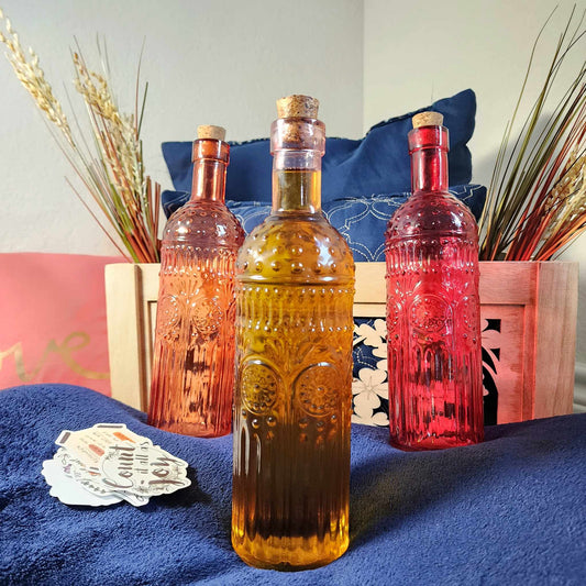 Colored Decorated Glass - Anointing Oil