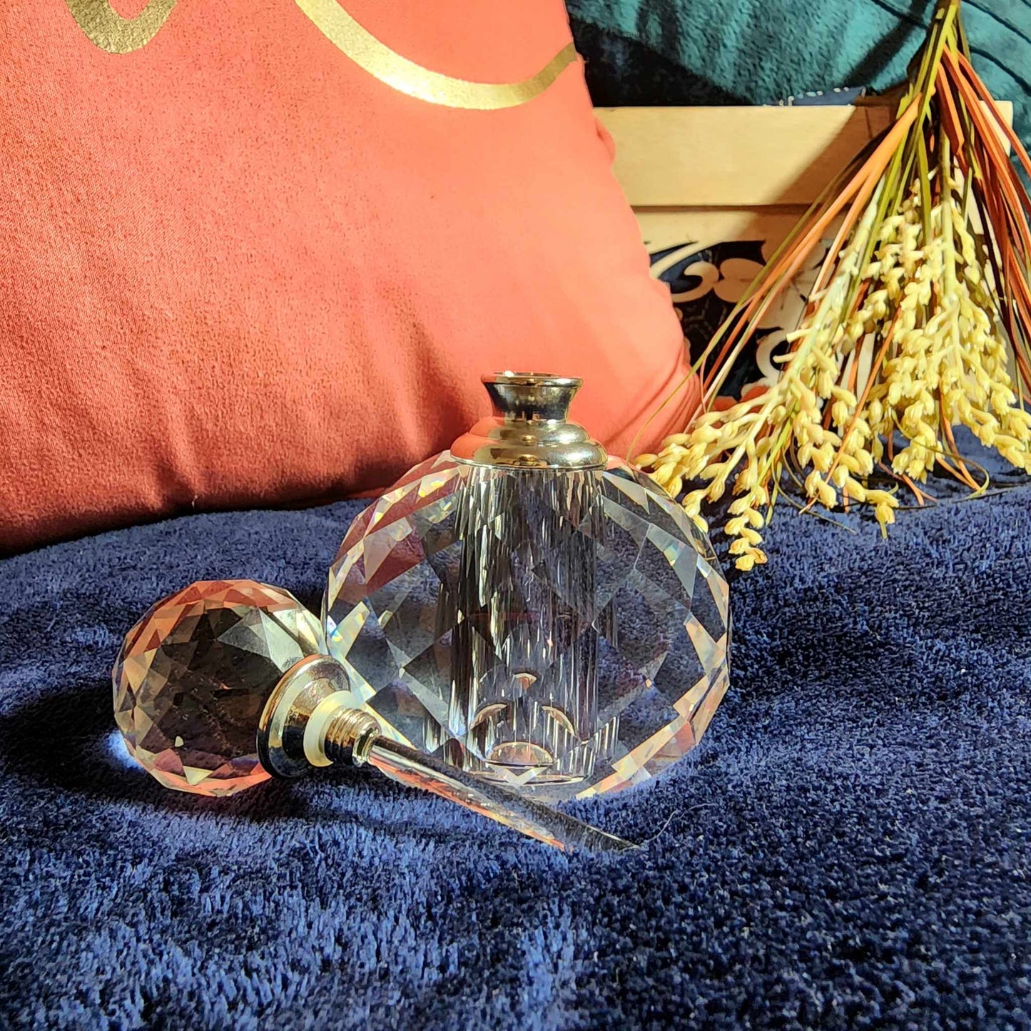 Vintage Crystal Glass - Anointing Oil