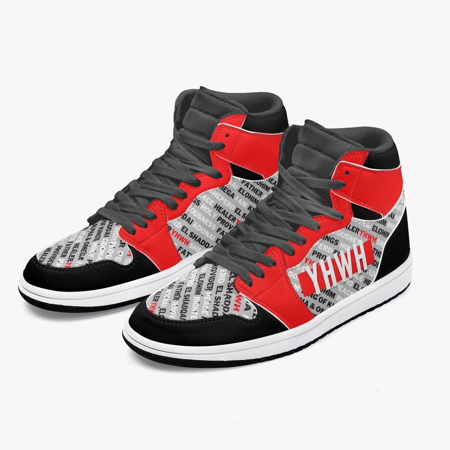 Names Of God - 001 High Top Retro Sneakers