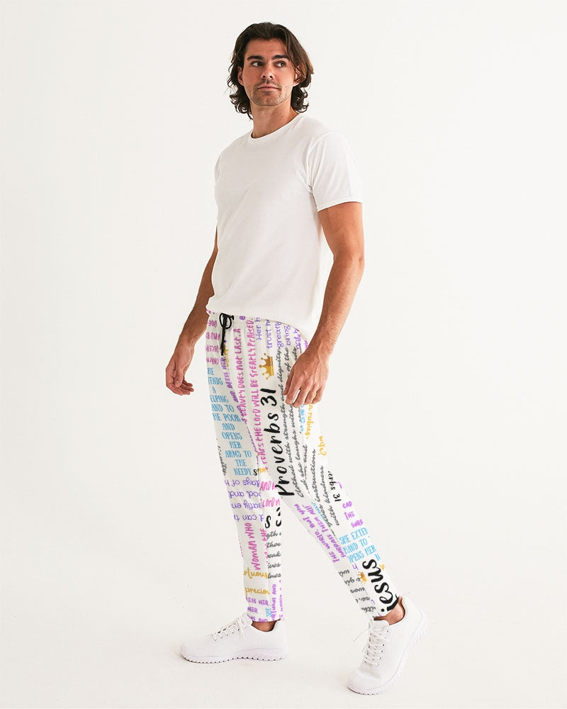 Proverbs 31 - Women's Joggers Men's All-Over Print Joggers