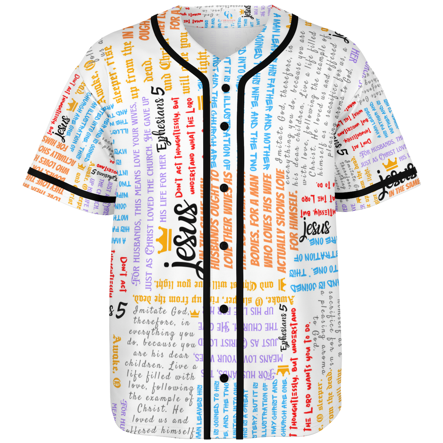 Ephesians 5 Man - Baseball Jersey