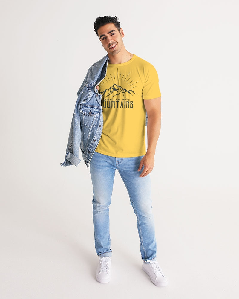 Faith Can Move Mountains Men's All-Over Print Tee