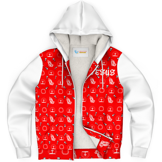 Jesus Is SUPREME - Microfleece Zip Hoodie