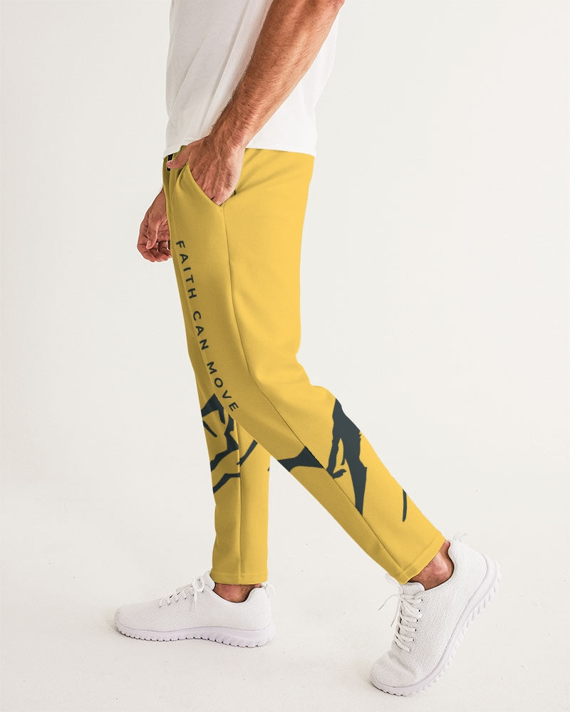 Faith Can Move Mountains Men's All-Over Print Joggers