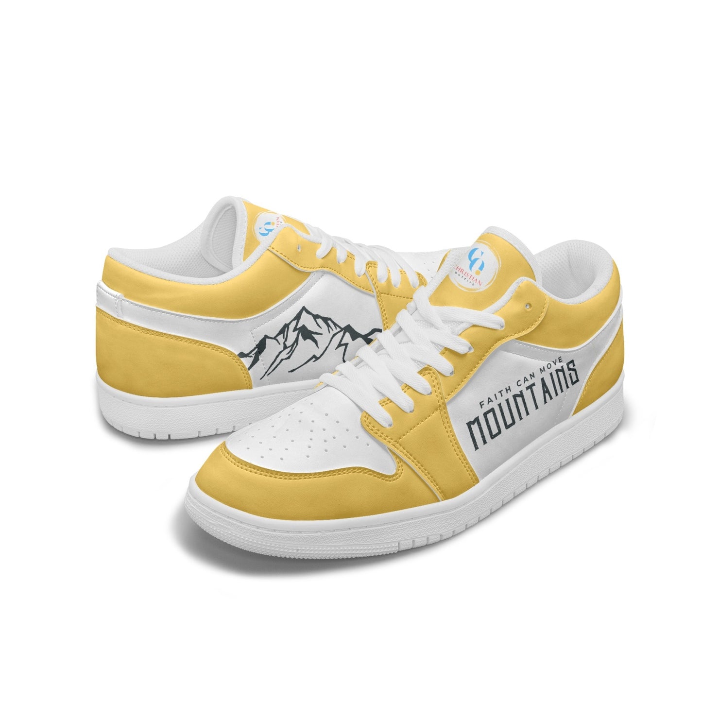 Faith Can Move Mountains - 001 Low Top Sneakers