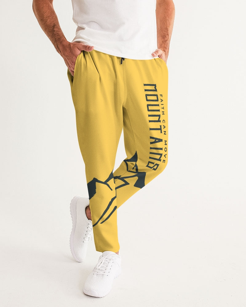 Faith Can Move Mountains Men's All-Over Print Joggers