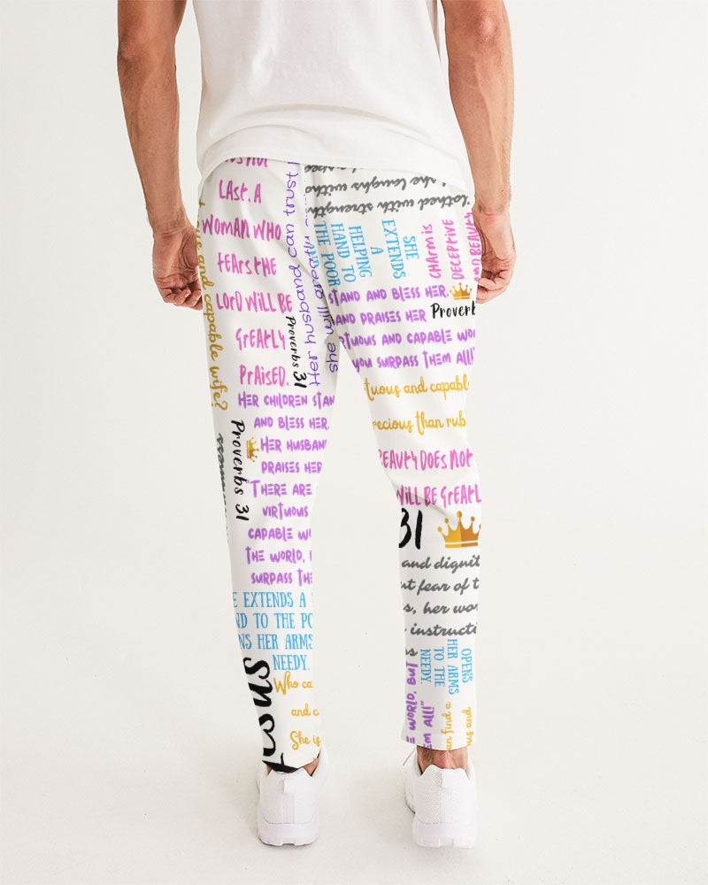 Proverbs 31 - Women's Joggers Men's All-Over Print Joggers