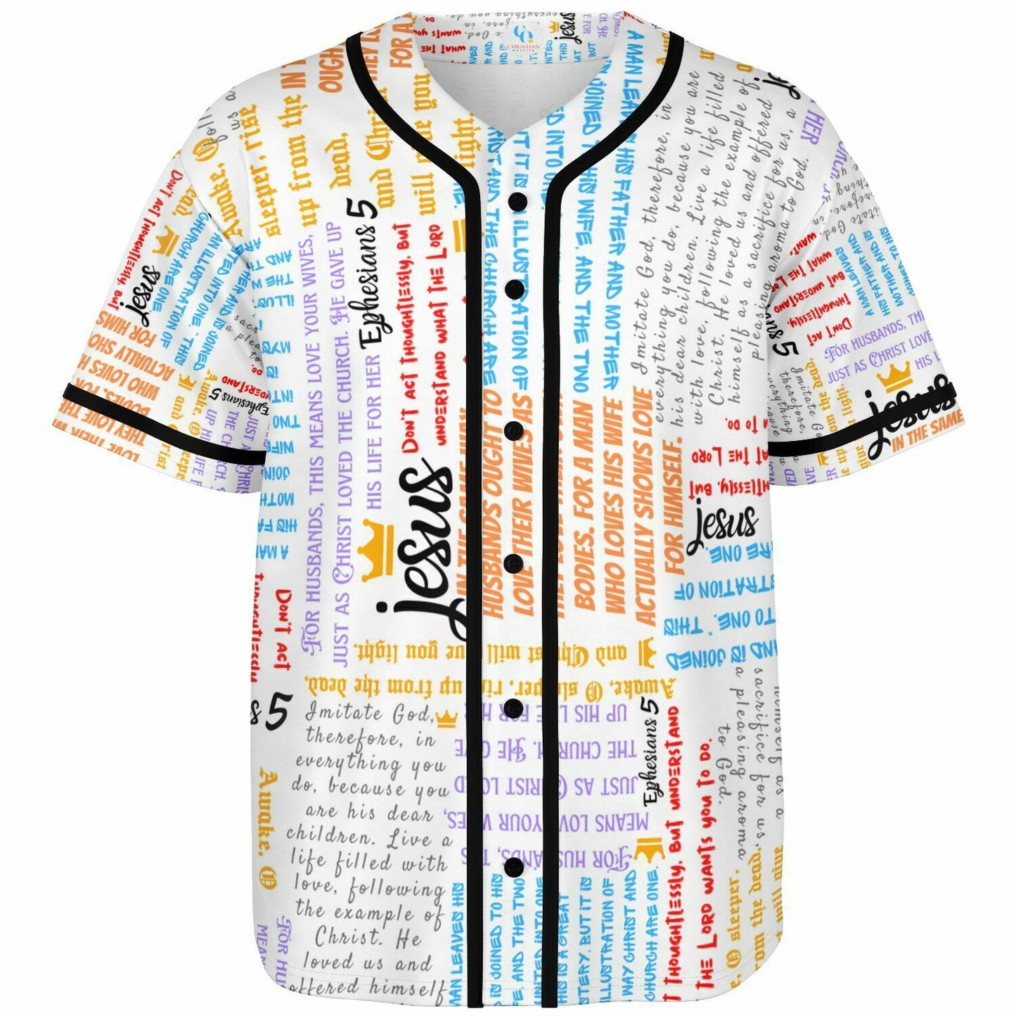 Ephesians 5 Man - Baseball Jersey