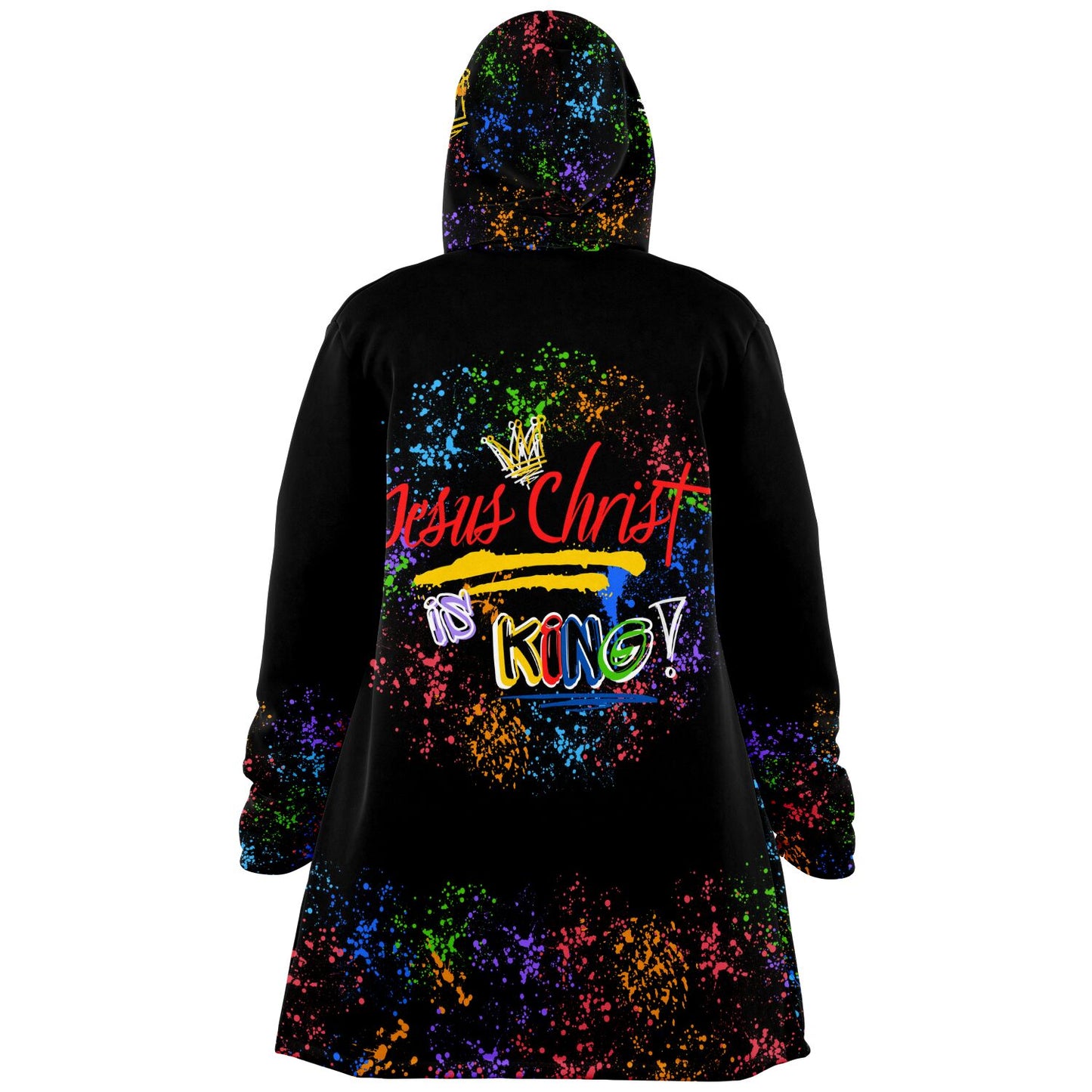 Jesus Christ is KING - Microfleece Cloak