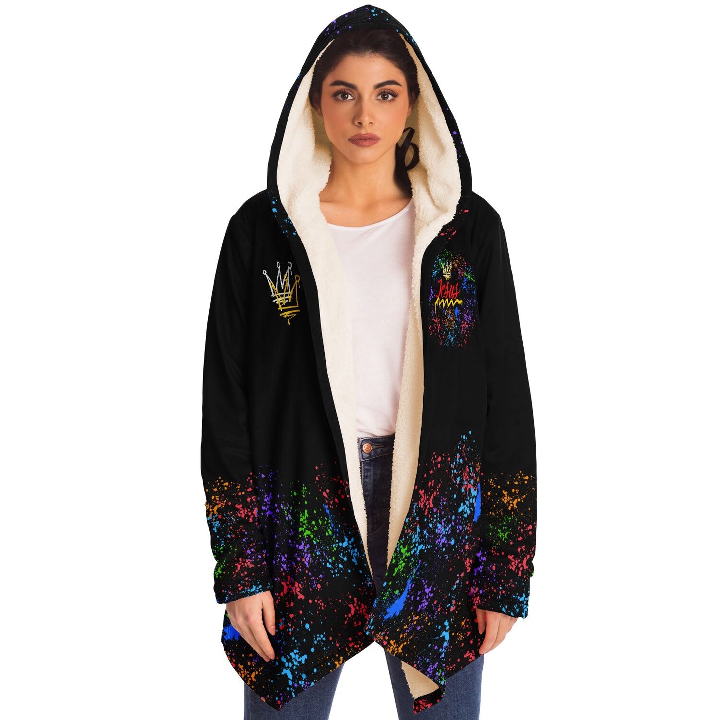 Jesus Christ is KING - Microfleece Cloak