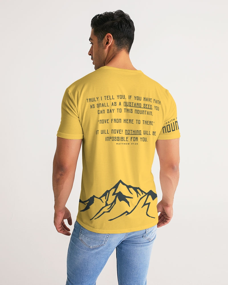 Faith Can Move Mountains Men's All-Over Print Tee