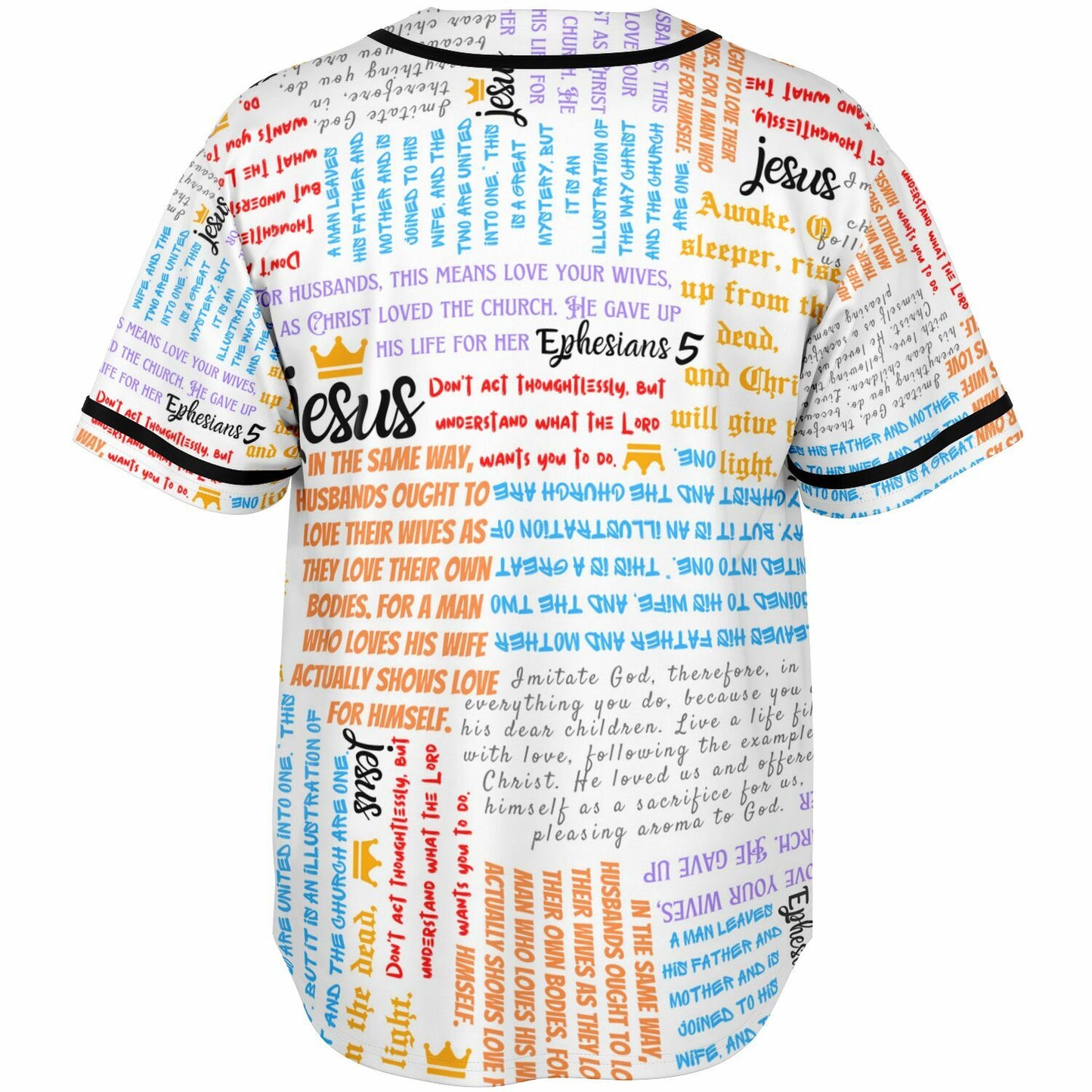 Ephesians 5 Man - Baseball Jersey