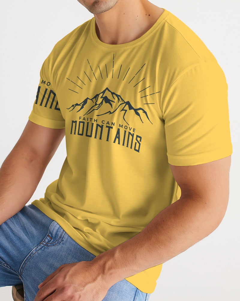 Faith Can Move Mountains Men's All-Over Print Tee