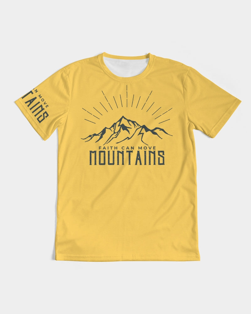 Faith Can Move Mountains Men's All-Over Print Tee