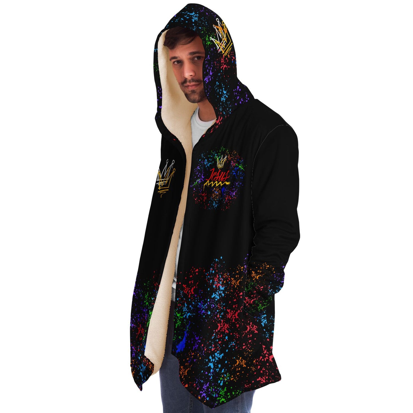 Jesus Christ is KING - Microfleece Cloak