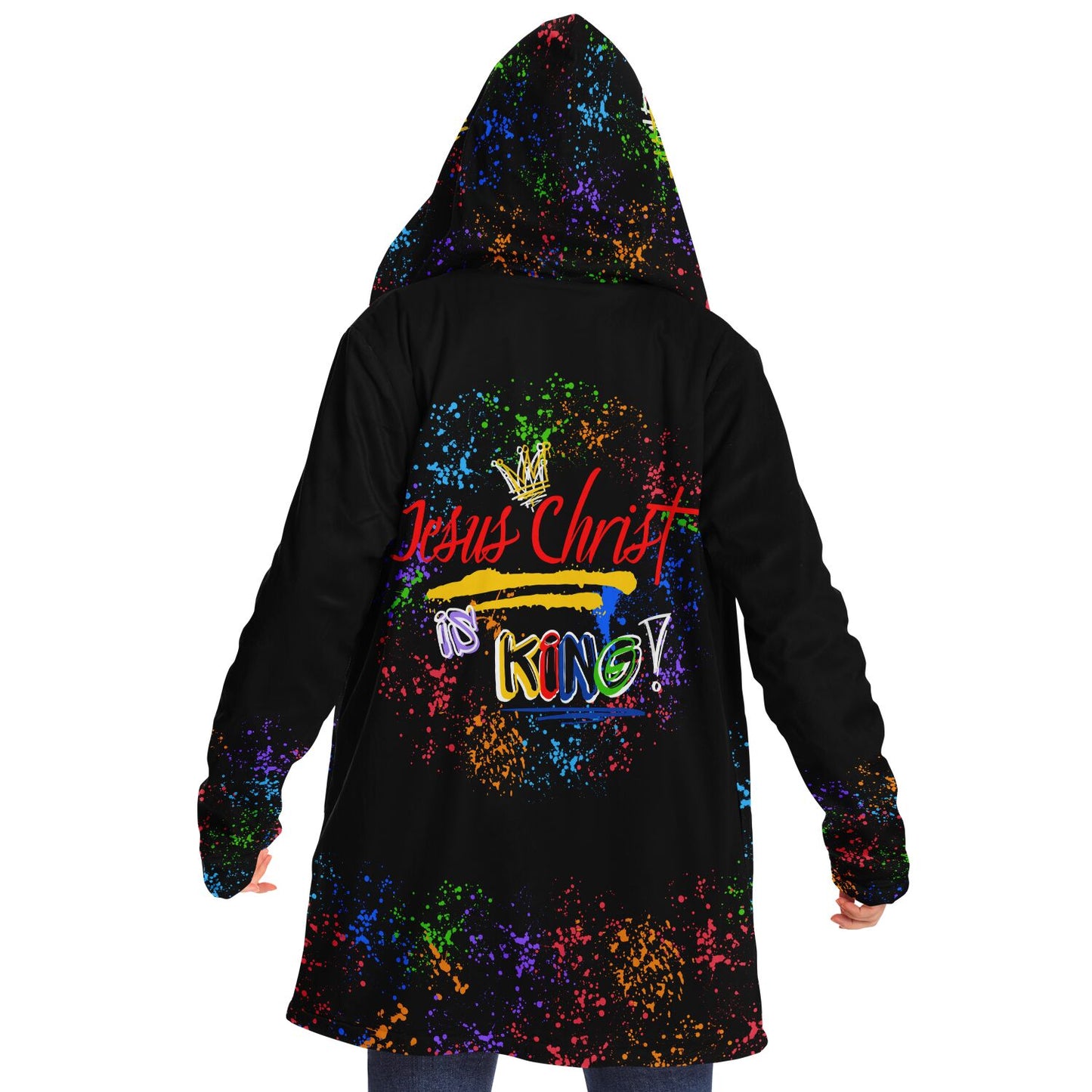 Jesus Christ is KING - Microfleece Cloak