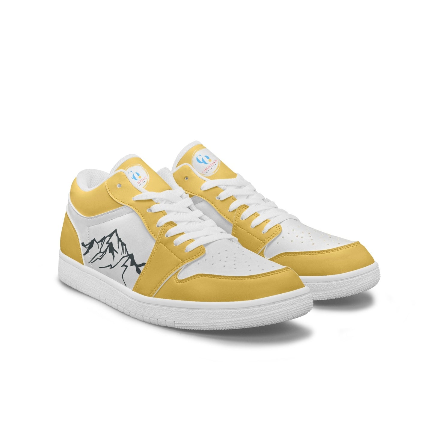 Faith Can Move Mountains - 001 Low Top Sneakers