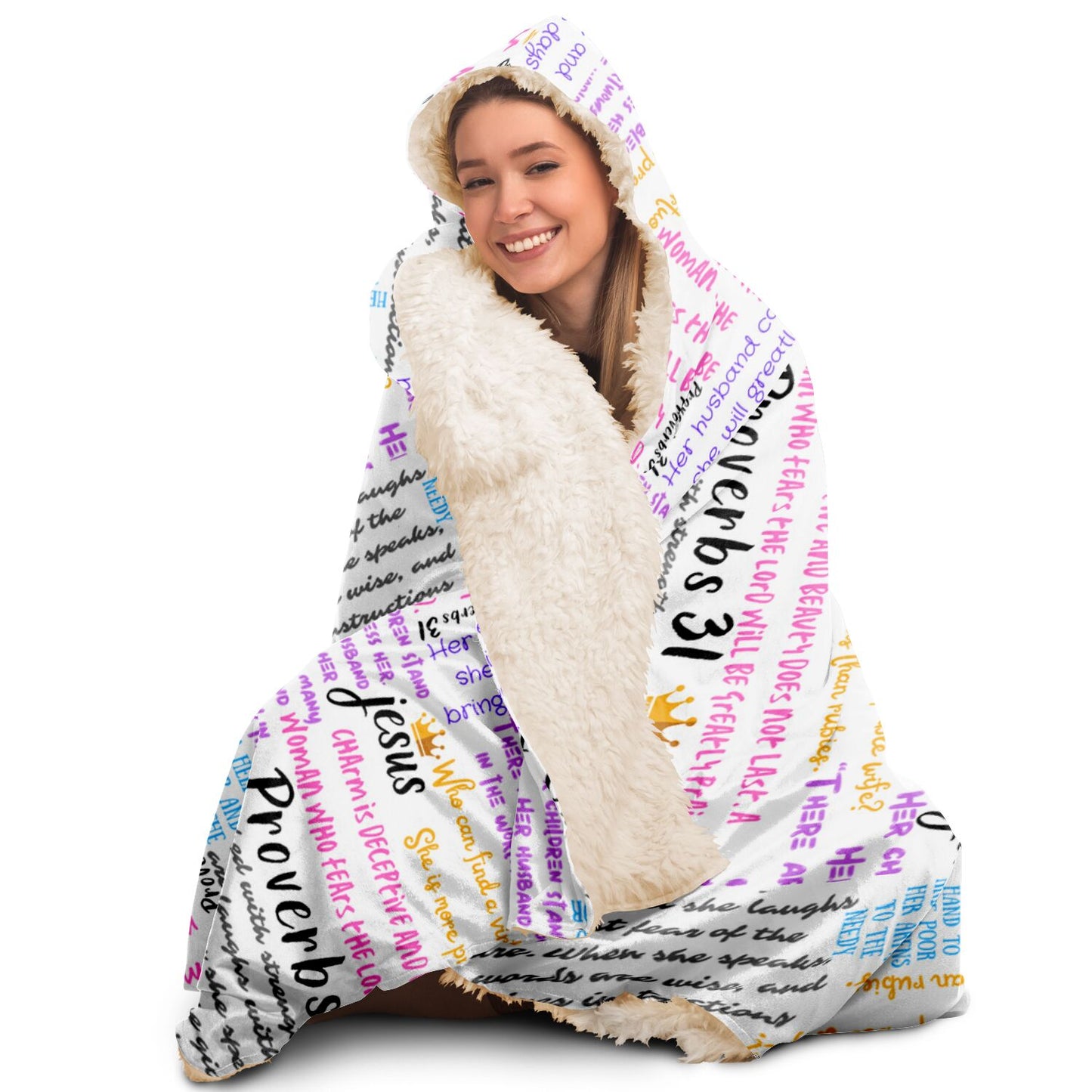 Proverbs 31 - Women's Hooded Prayer Blanket