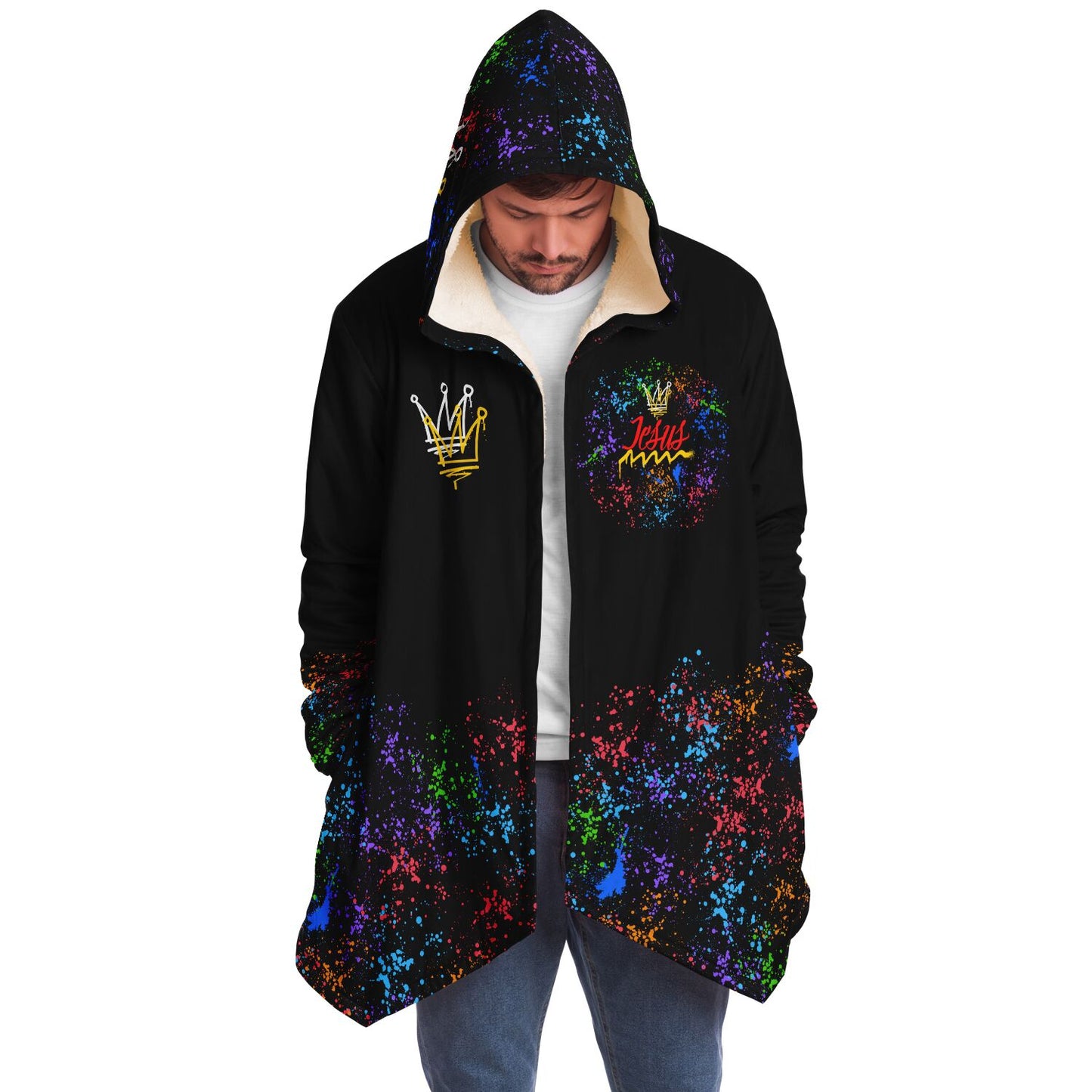 Jesus Christ is KING - Microfleece Cloak