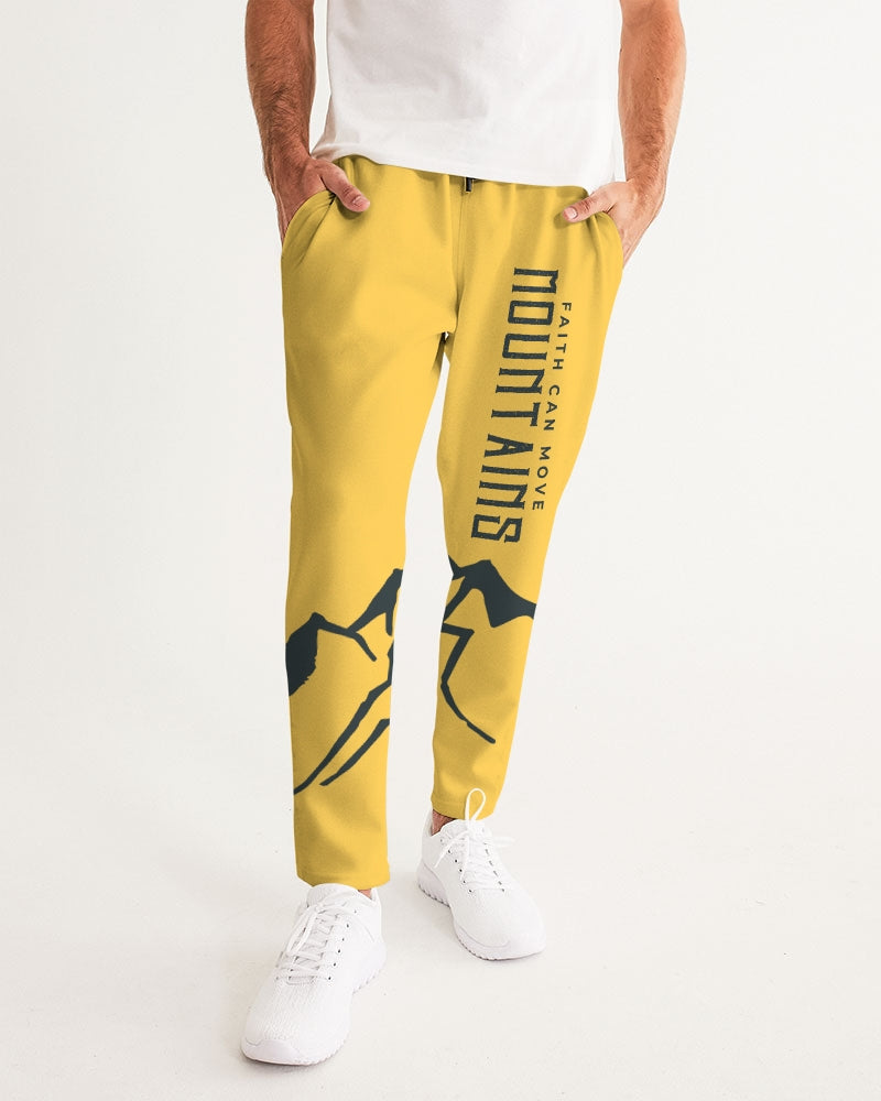 Faith Can Move Mountains Men's All-Over Print Joggers