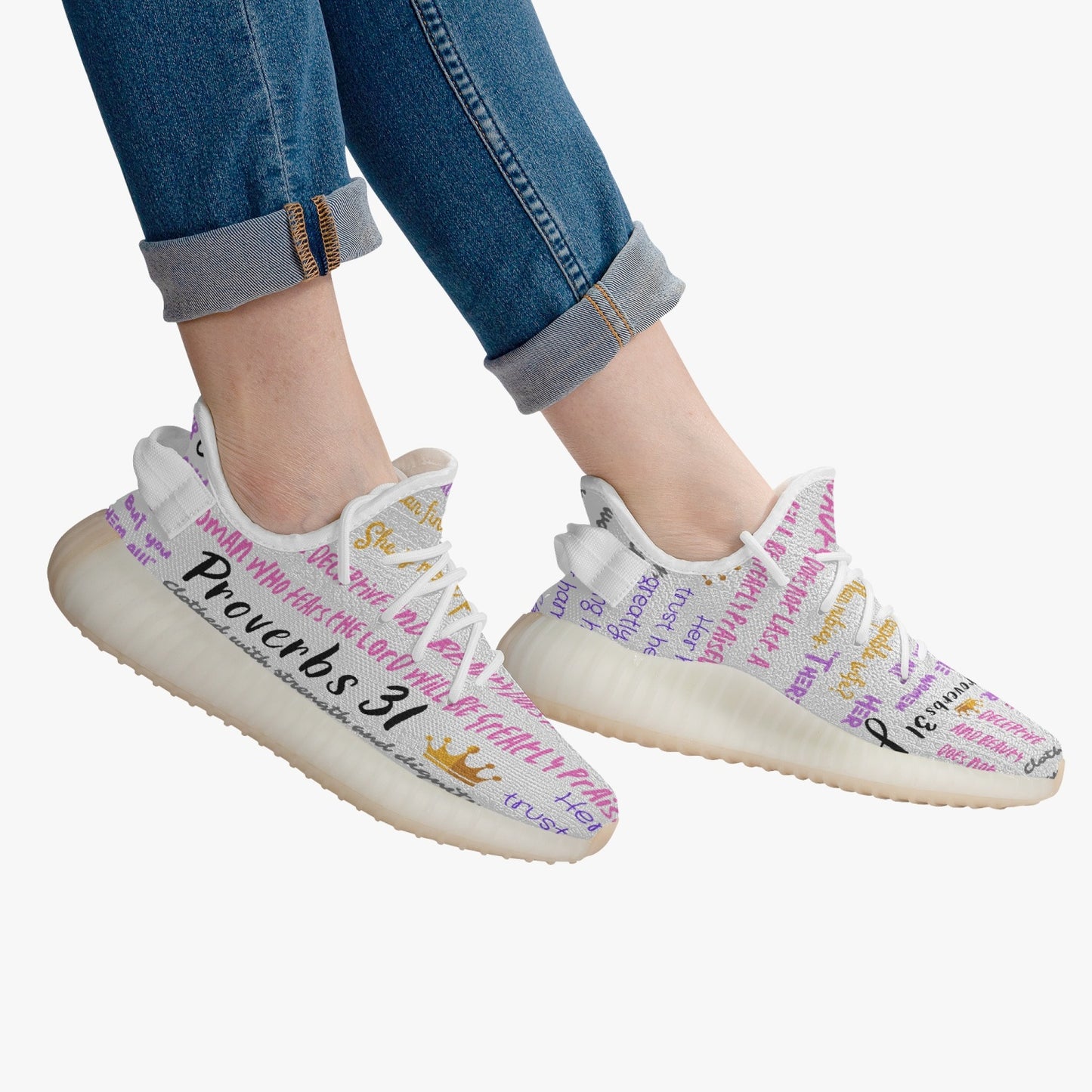 Proverbs 31 - Mesh Knit Sneakers