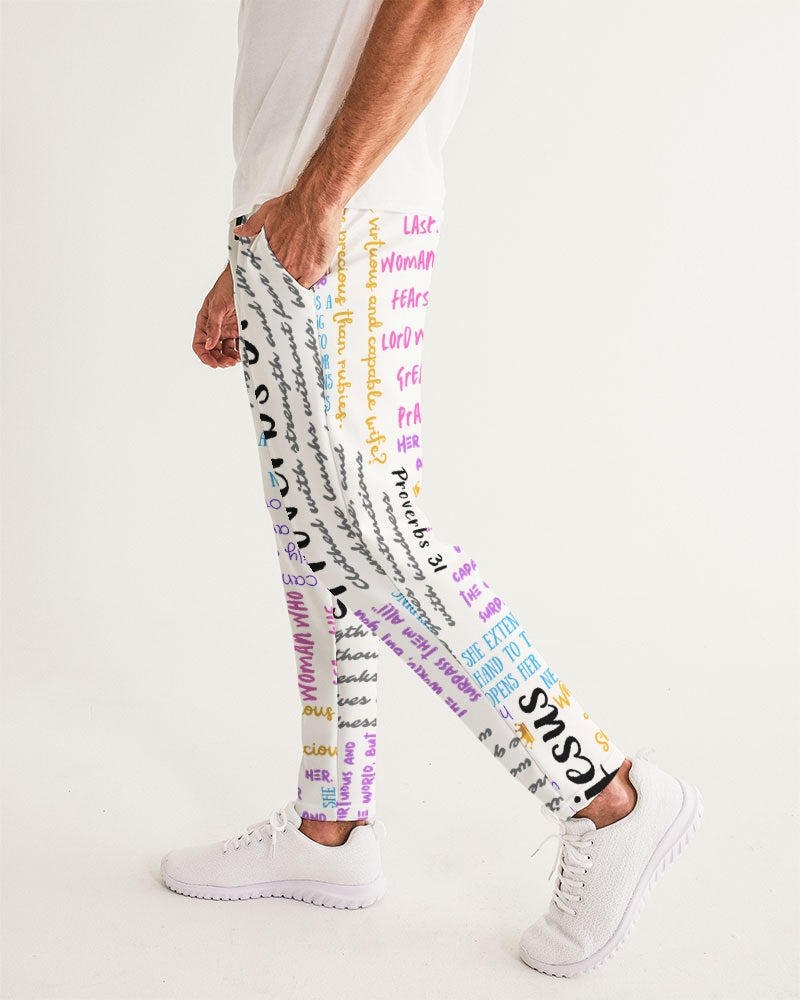 Proverbs 31 - Women's Joggers Men's All-Over Print Joggers