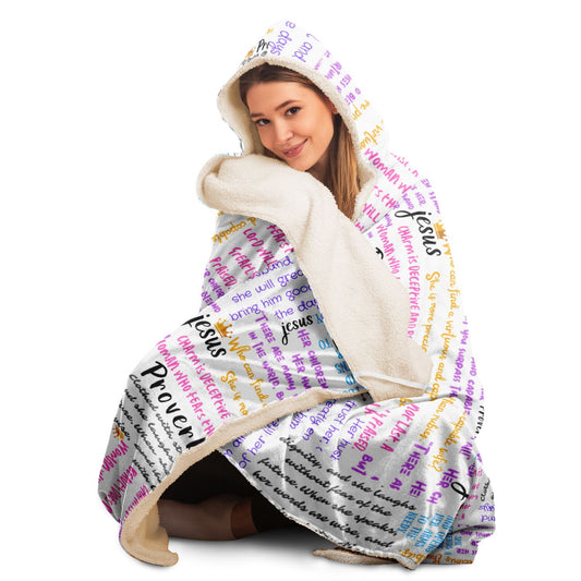 Proverbs 31 - Women's Hooded Prayer Blanket