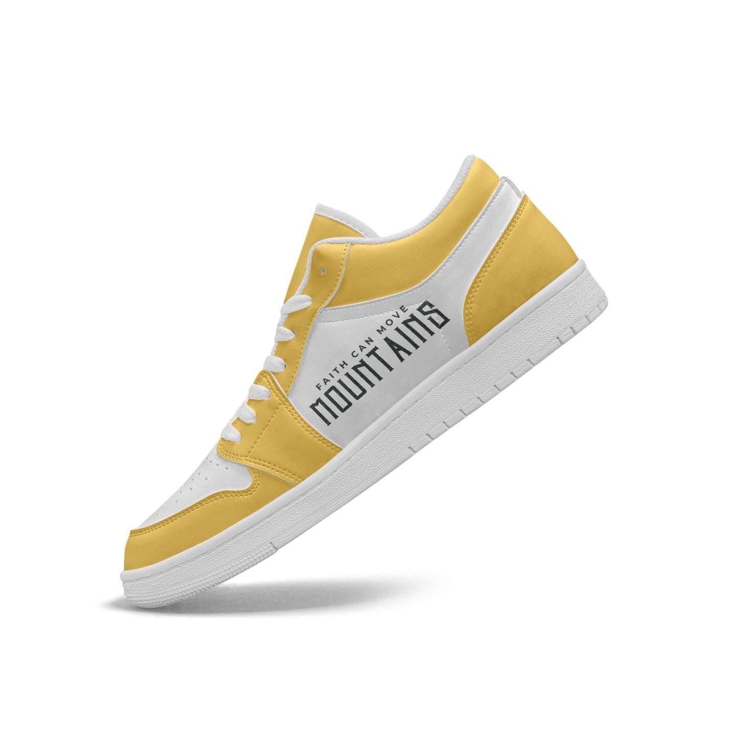 Faith Can Move Mountains - 001 Low Top Sneakers