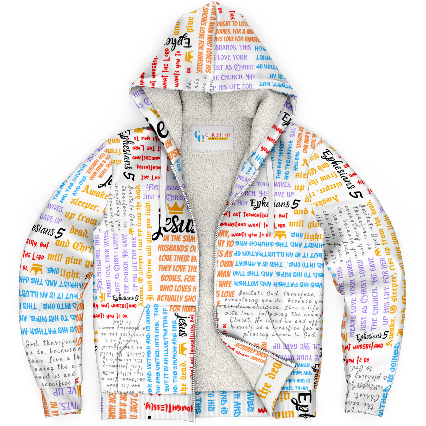 Ephesians 5 - Men's Microfleece Zip Hoodie